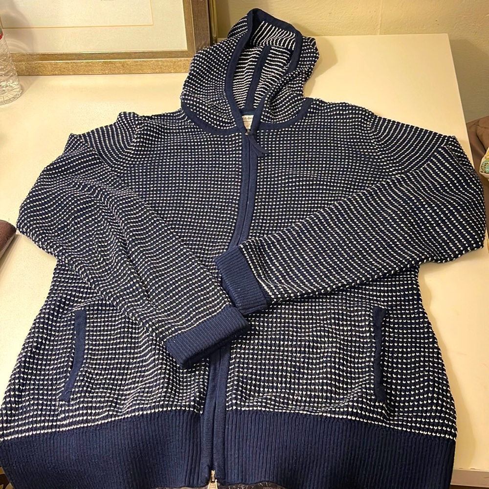 L.L.Bean knitted hoodie Size S